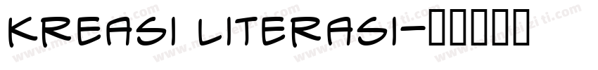 Kreasi Literasi字体转换